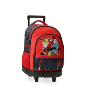 Mochila compac 2 Ruedas Spiderman Urban