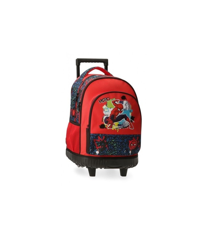 Mochila compac 2 Ruedas Spiderman Urban