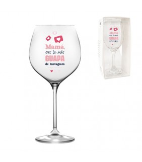 COPA DE VINO 415ML MAMA INSTAGRAM