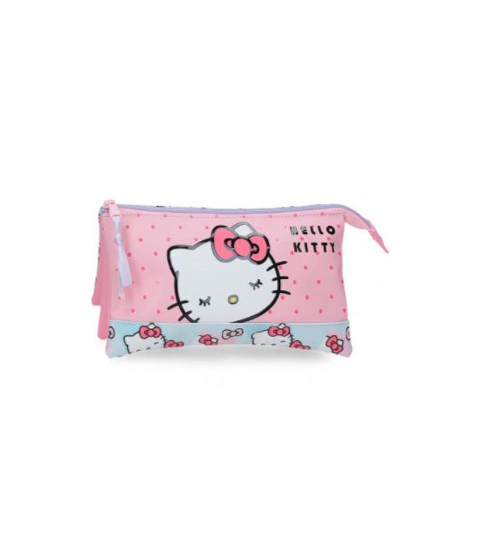 ESTUCHE 3c HELLO KITTY BOWS