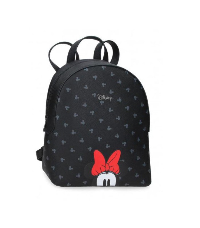 MOCHILA 26CM BOWLOGUE MINNIE NEGRO 