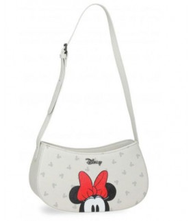 BANDOLERA PEQ BOWLOGUE MINNIE BEIGE 