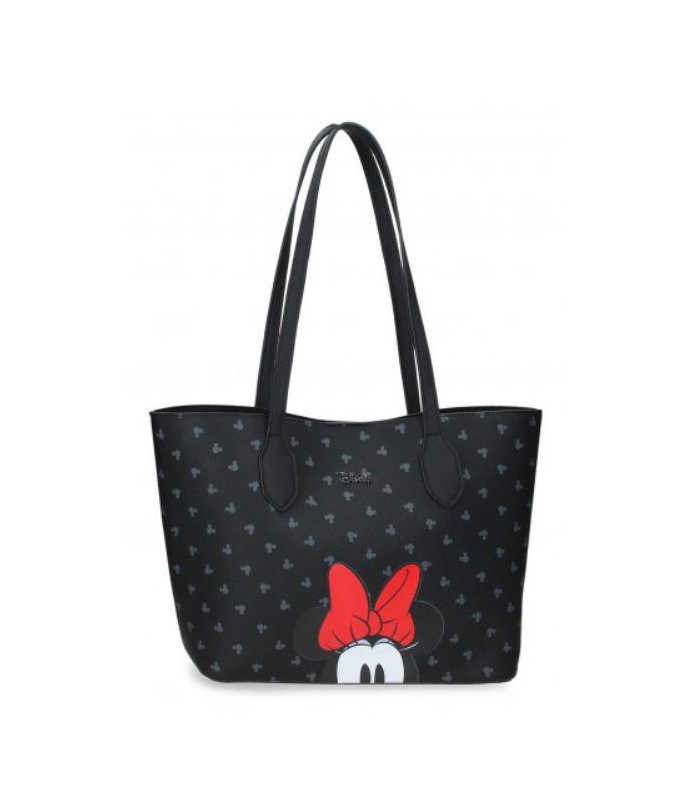 BOLSO TOTE BOWLOGUE MINNIE NEGRO 