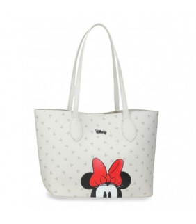 BOLSO TOTE BOWLOGUE MINNIE BEIGE