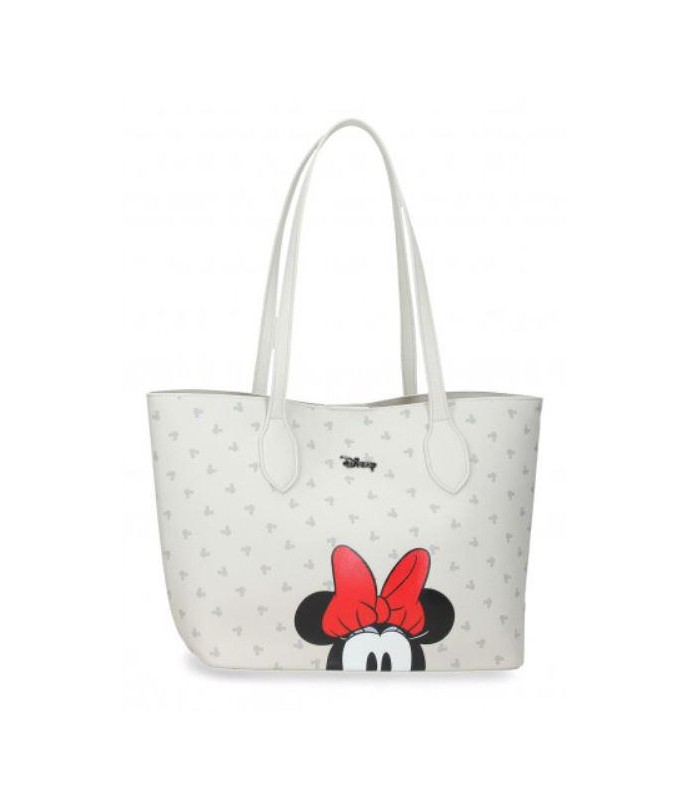 BOLSO TOTE BOWLOGUE MINNIE BEIGE