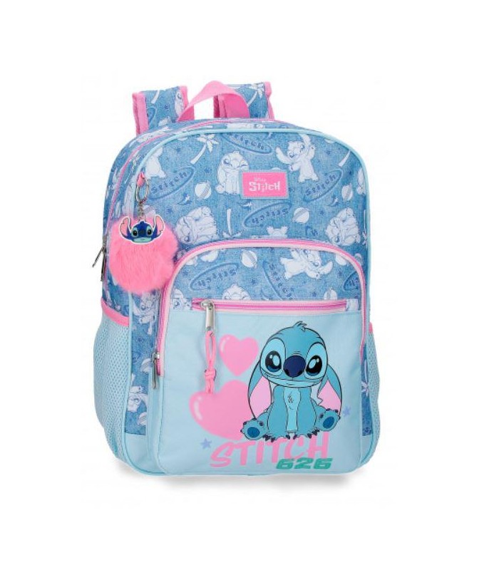 MOCHILA ADAP  38CM  STITCH HEARTS