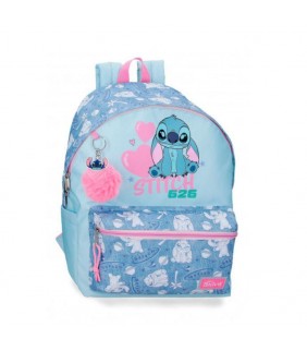 MOCHILA ADAP  44CM  STITCH HEARTS