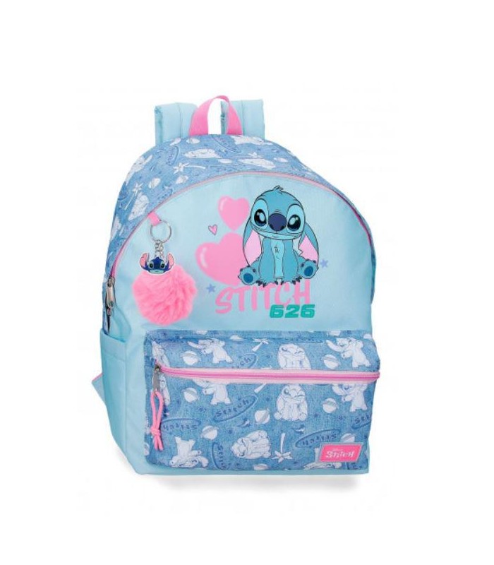 MOCHILA ADAP  44CM  STITCH HEARTS
