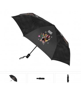 Paraguas plegable automatico negro Kpop Demon Hunt