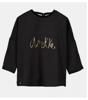 Sudadera negra logo Anekke S/M