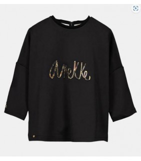 Sudadera negra logo Anekke Talla L/XL