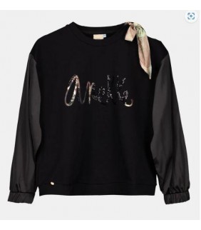 Sudadera negra cut out Anekke Talla S/M