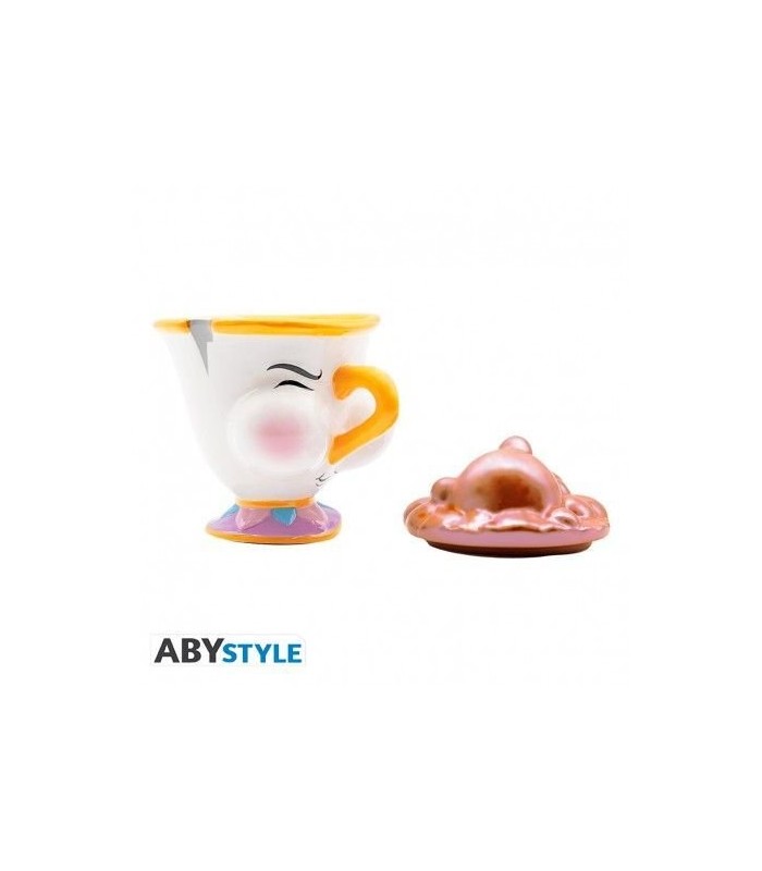 TAZA 3D DISNEY LA BELLA Y LA BESTIA CHIP CON BURBU