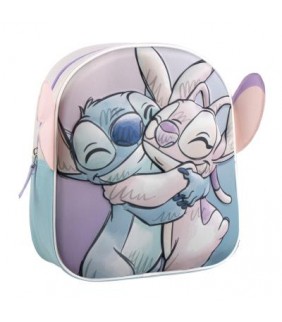 mochila infantil 3d aplicaciones stitch Sipecusa