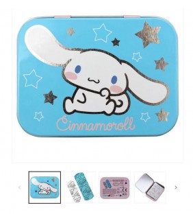 Caja Metal Tiritas Cinnamoroll Hello Kitty