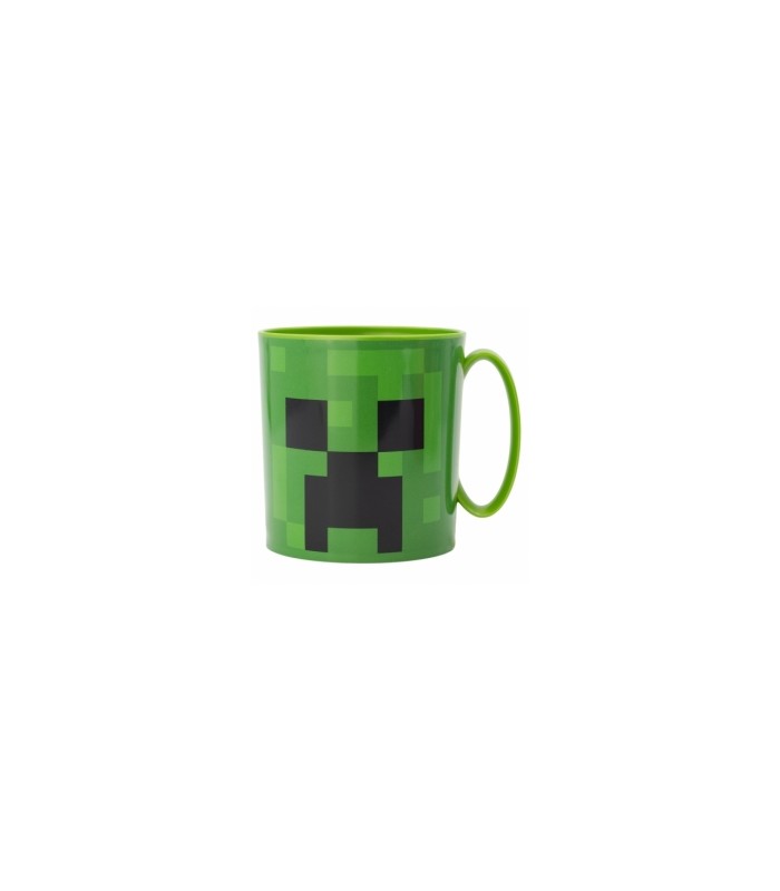 TAZA MICRO 350 ML MINECRAFT CREEPER GREEN
