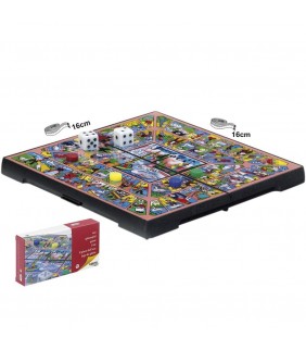 JUEGO DE LA OCA VIAJE MAGNETICO 16X16CM