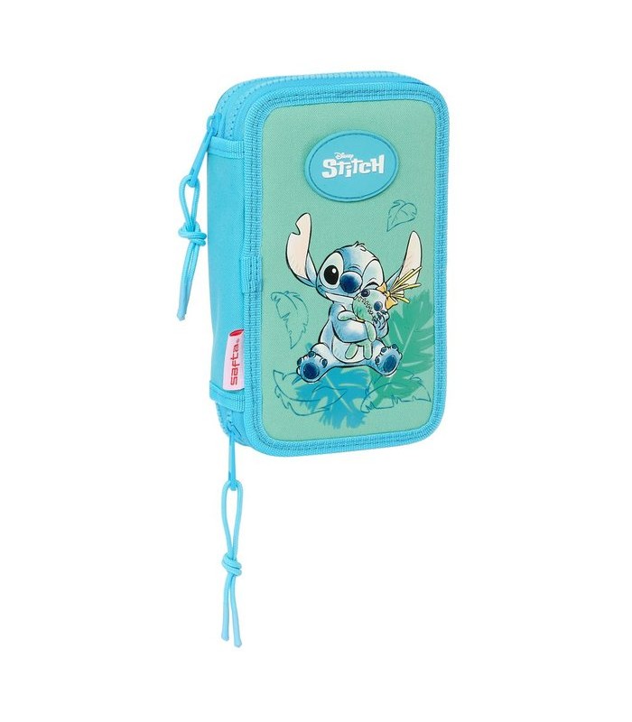PLUMIER DOBLE PQÑO 28 PCS  STITCH ALOHA