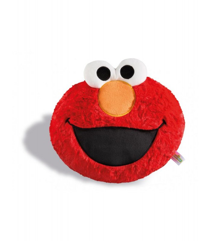 Cojín de Peluche Elmo de Barrio Sésamo 30x25cm