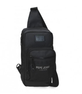 MOCHILA-BANDOLERA 31CM PEPE JEANS DURHAM NEGRO