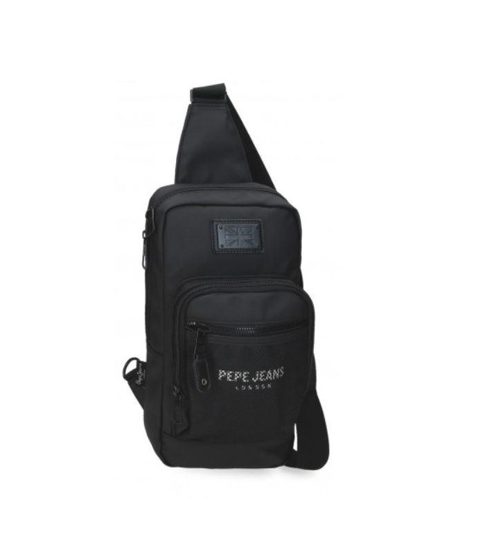 MOCHILA-BANDOLERA 31CM PEPE JEANS DURHAM NEGRO
