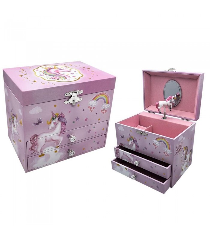 JOYERO MUSICAL C/2 CAJONES MD  JK232 16 5x11 4x14 