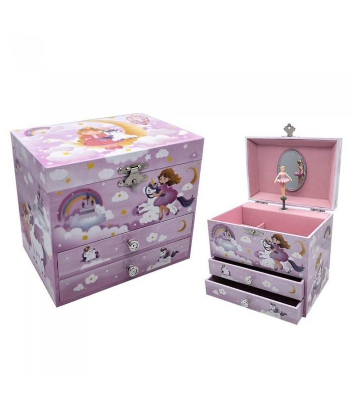 JOYERO MUSICAL C/2 CAJONES MD  JK238 16 5x11 4x14