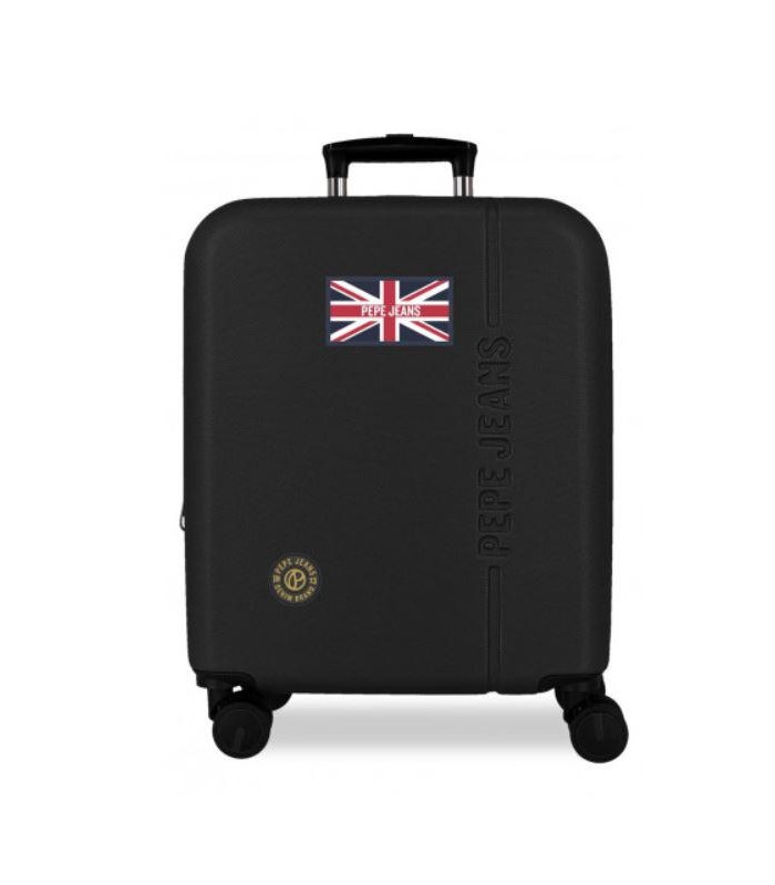 MALETA CABINA PEPE JEANS HENRY NEGRA 55CM