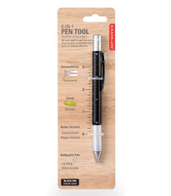 Lapicero Pen Multi Tool Black-silver