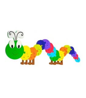 Puzzle de abecedario Oruga