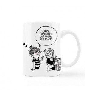 Taza La Volátil  Queria comentarte 