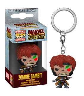 LLAVERO POCKET POP MARVEL ZOMBIES GAMBIT