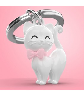 LLAVERO GATO BLANCO