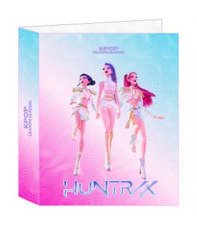 Carpeta Kpop Demon Hunters 4 anillas