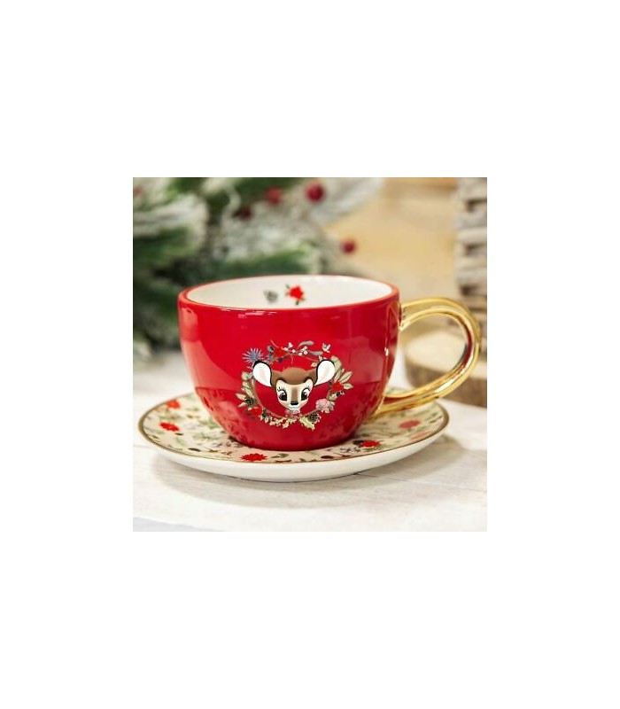 Juego de taza mas plato Bambi
