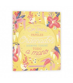 Carpeta Archivadora- Con Todos Mis Papeles Ordenad