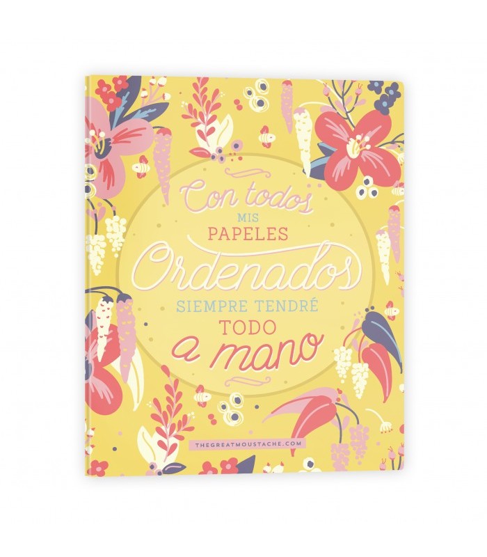Carpeta Archivadora- Con Todos Mis Papeles Ordenad