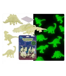 Dinosaurios 3D que brillan en la oscuridad  7 cm