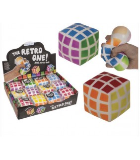 Cubo antiestrés  puzzle retro