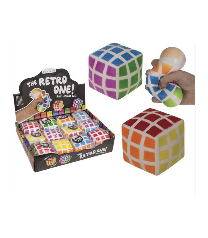 Cubo antiestrés  puzzle retro