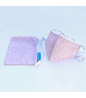 Mascarilla pink  infantil homologada de 2 a 5 años