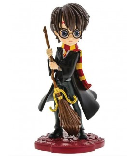 Figura colección Harry Potteer con Escoba