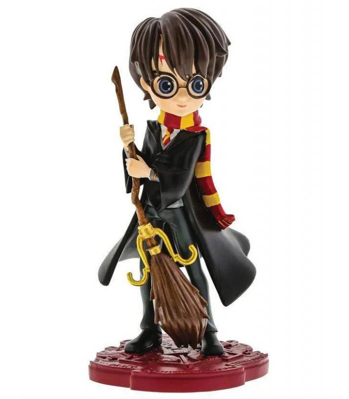 Figura colección Harry Potteer con Escoba