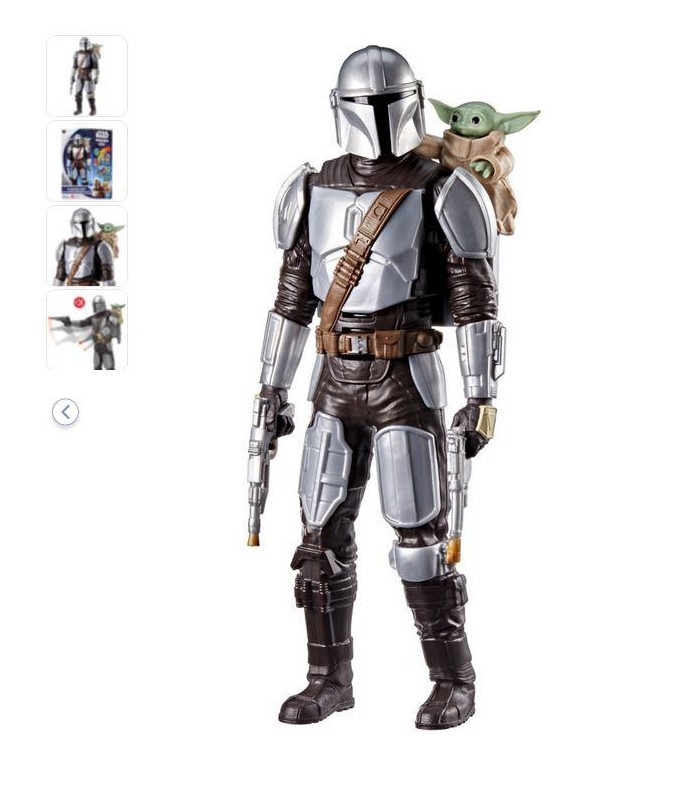 Star Wars Figura Electrónica Mandalorian and Grogu