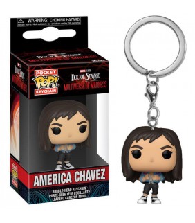 Llavero Pocket POP Doctor Strange America Chavez M