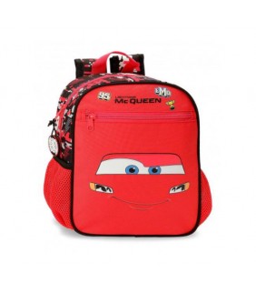 MOCHILA ADAP  28CM CARS MC  QUEEN ROJO
