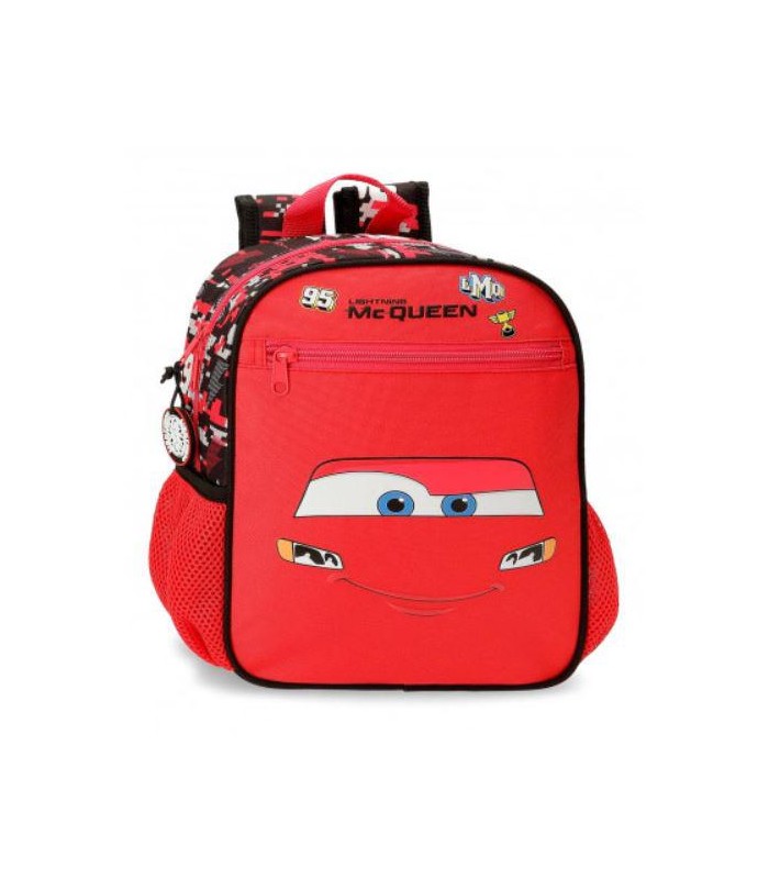 MOCHILA ADAP  28CM CARS MC  QUEEN ROJO
