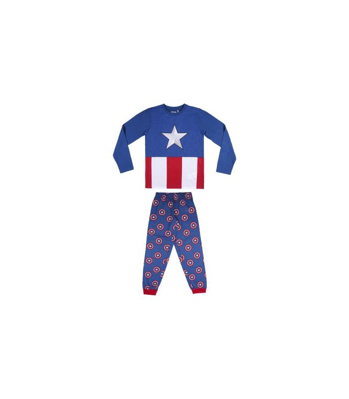 PIJAMA LARGO INFANTIL EL CAPITAN AMERICA