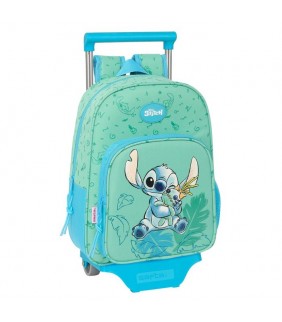 MOCHILA MOD  185 CON CARRO 705 STITCH ALOHA