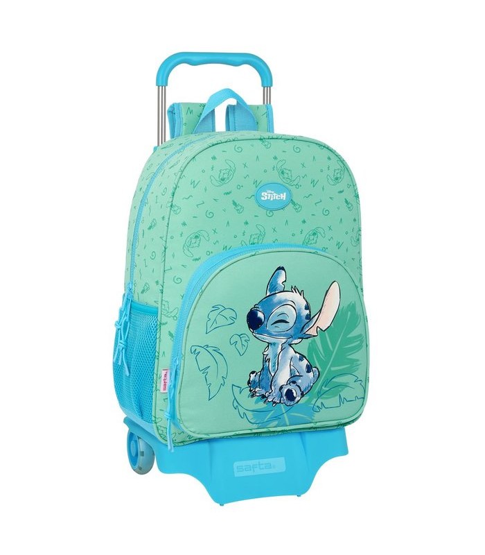 MOCHILA MOD  180 CON CARRO 905 STITCH ALOHA
